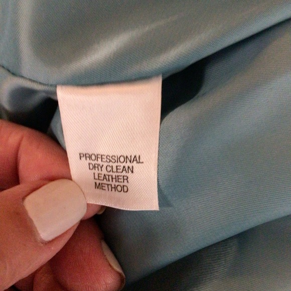 Anne Klein Blue Suede jacket-Size L - Picture 4 of 10